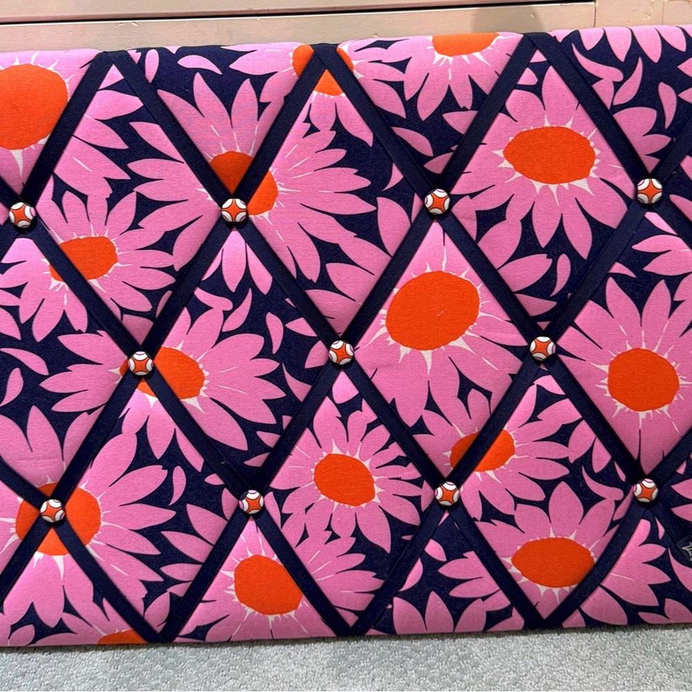 Vera Bradley Pink and Orange Tapestry Wall Decor